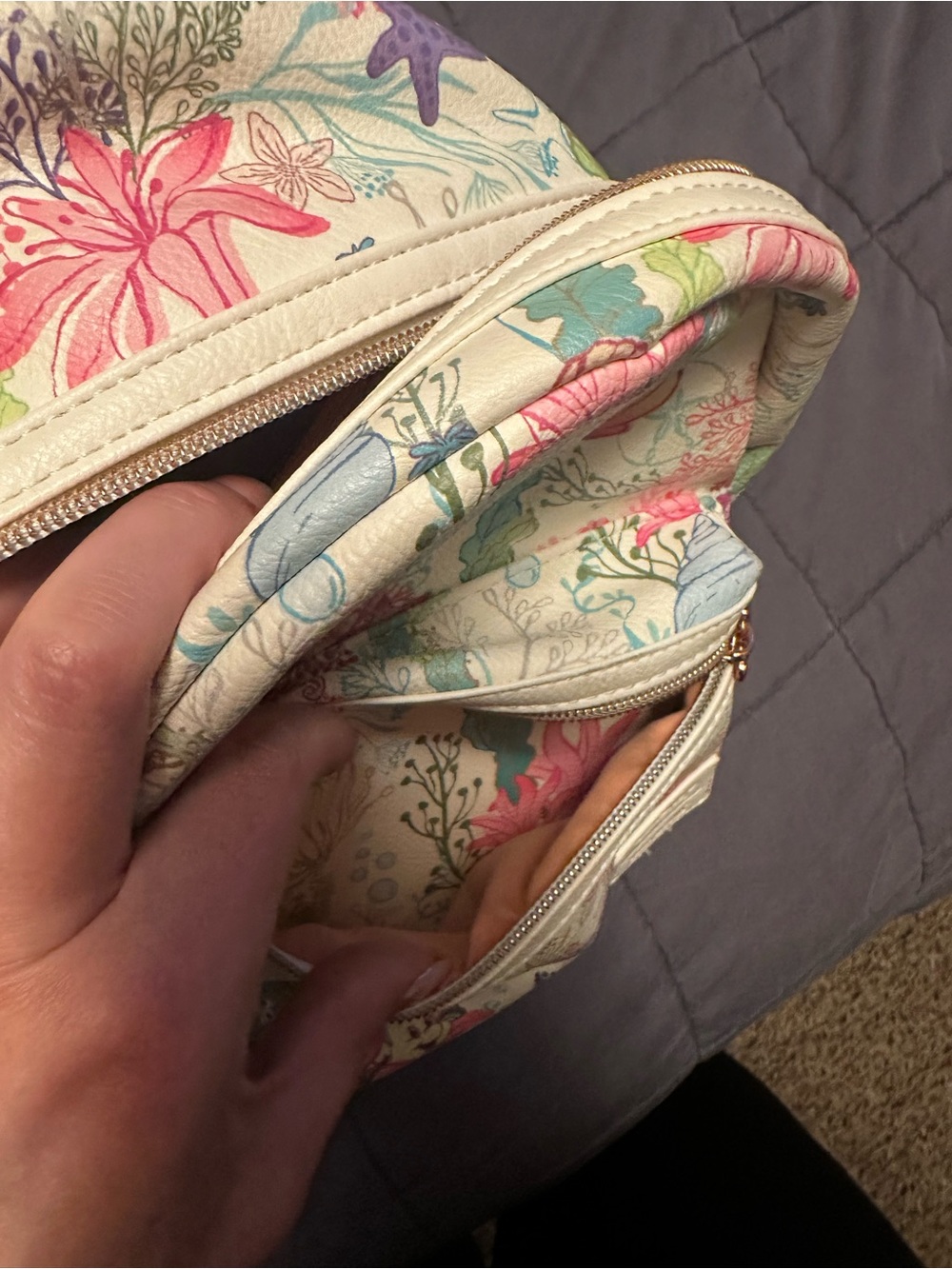 Loungefly Disney The Little Mermaid Under The Sea Mini Backpack - Picture 7 of 8
